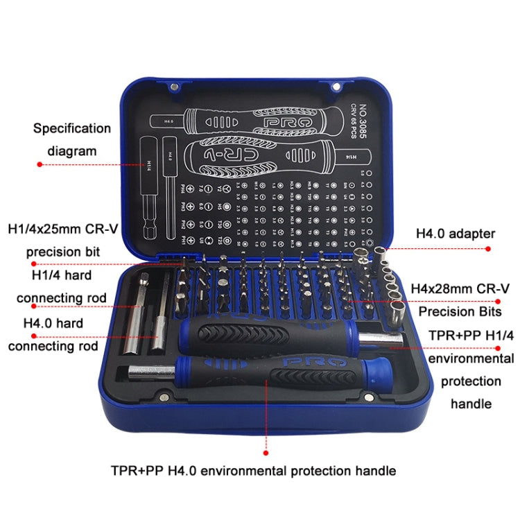65 In 1 JIATEJIA Home Multifunctional Computer Mobile Phone Disassembly & Repair Precision Screwdriver Set - Screwdriver Set by JIATEJIA | Online Shopping South Africa | PMC Jewellery
