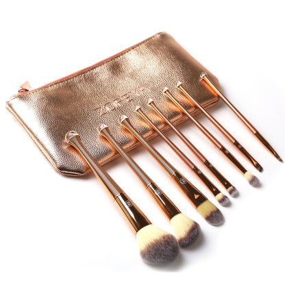 ZOREYA 8 In 1 Mermaid Cosmetic Brush Set Nylon Hair Makeup Tools Cosmetic Brush(ZS407) - Makeup Brushes by PMC Jewellery | Online Shopping South Africa | PMC Jewellery