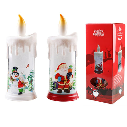 Christmas Decoration Night Light LED Simulation Flame Candle Light(B-Santa Claus) - Decoration Lamps by PMC Jewellery | Online Shopping South Africa | PMC Jewellery