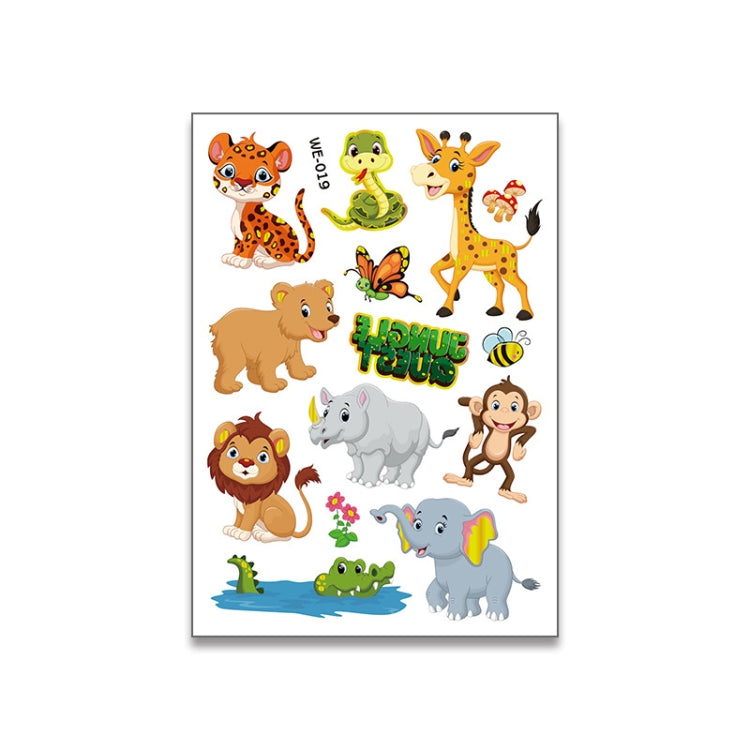 10 PCS Animal Bronzing Cartoon Tattoo Stickers Children Temporary Arm Stickers(WE-019) - Sticker by PMC Jewellery | Online Shopping South Africa | PMC Jewellery