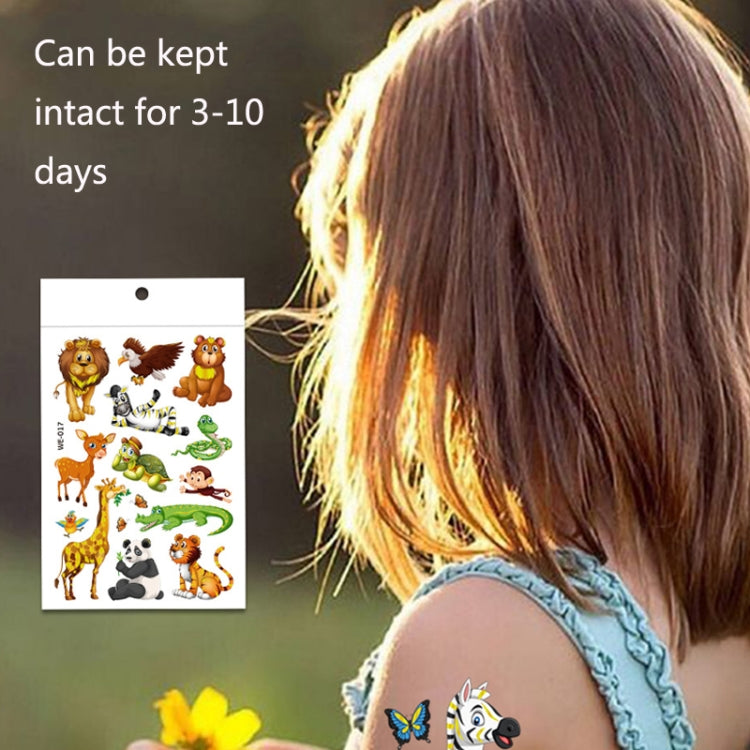 10 PCS Animal Bronzing Cartoon Tattoo Stickers Children Temporary Arm Stickers(WE-018) - Sticker by PMC Jewellery | Online Shopping South Africa | PMC Jewellery