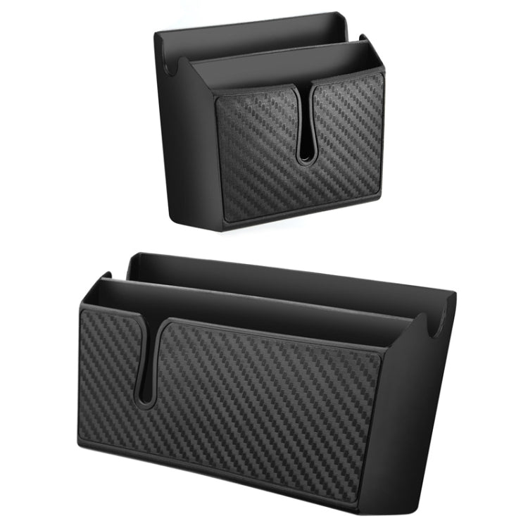 DM-020 Car Sticky Carbon Fiber Storage Bag Car Mobile Phone Storage Box Large - Stowing Tidying by PMC Jewellery | Online Shopping South Africa | PMC Jewellery