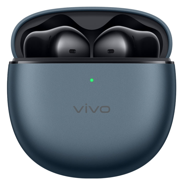 vivo TWS Air Half In-Ear Wireless Dual Microphone AI Call Noise Reduction Bluetooth Earphones(Blue) - TWS Earphone by vivo | Online Shopping South Africa | PMC Jewellery