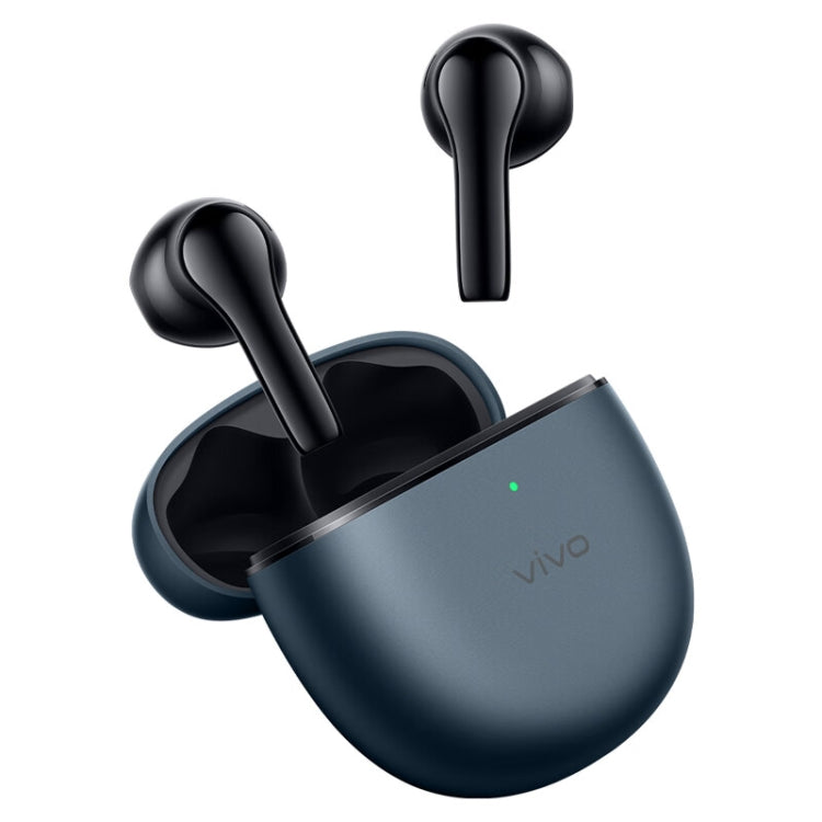 vivo TWS Air Half In-Ear Wireless Dual Microphone AI Call Noise Reduction Bluetooth Earphones(Blue) - TWS Earphone by vivo | Online Shopping South Africa | PMC Jewellery