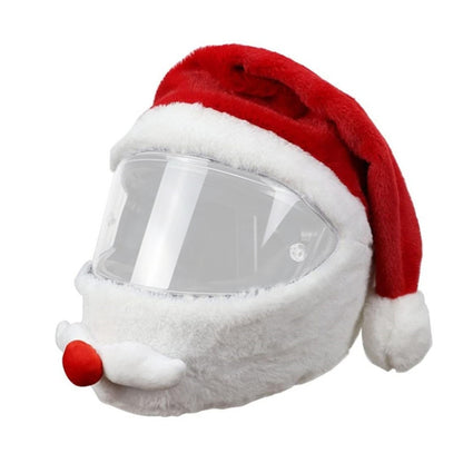 Motorcycle Helmet Christmas Hat Outdoor Crazy Funny Santa Helmet Cover - Wearable Decoration by PMC Jewellery | Online Shopping South Africa | PMC Jewellery