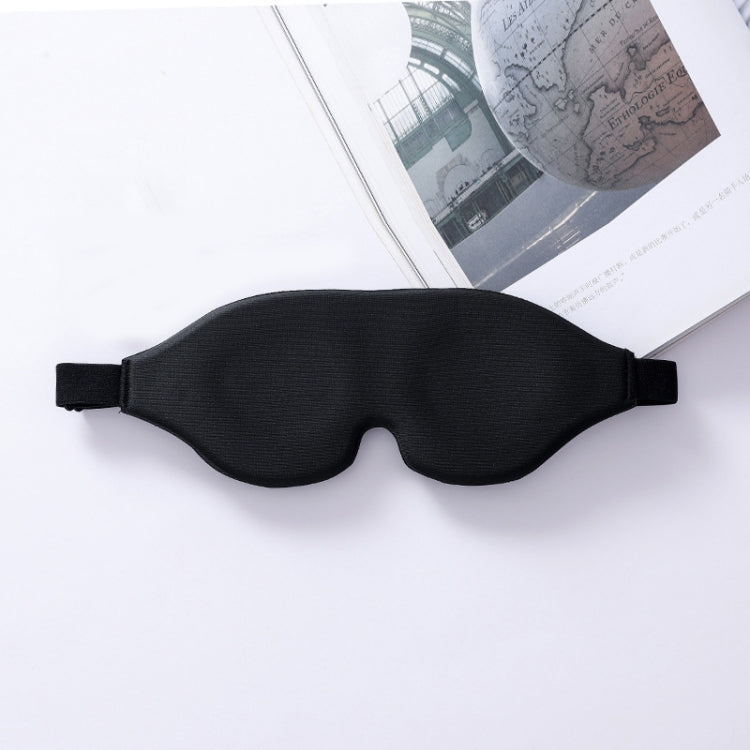 3D Sleeping Eye Mask Memory Foam Men And Women Shading Eye Mask Concave Eye Mask(No Nose Wings Black) - Eye Masks by PMC Jewellery | Online Shopping South Africa | PMC Jewellery