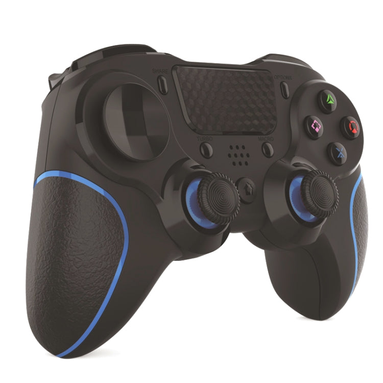 MB-P913 PC Six-Axis Somatosensory Back Key Programming Dual Vibration Bluetooth Gamepad For PS4 Pro(Blue Black) - Gamepads by PMC Jewellery | Online Shopping South Africa | PMC Jewellery