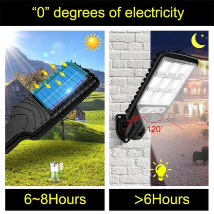 616 Solar Street Light LED Human Body Induction Garden Light, Spec: 117 COB With Remote Control - LED Street Light by PMC Jewellery | Online Shopping South Africa | PMC Jewellery