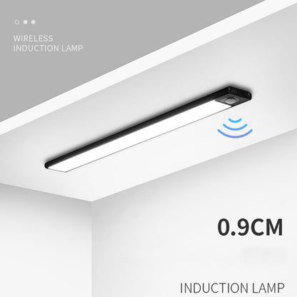 Intelligent Automatic Human Body Induction Wireless LED Lamp 20cm(Black + Neutral Light) - Sensor LED Lights by PMC Jewellery | Online Shopping South Africa | PMC Jewellery