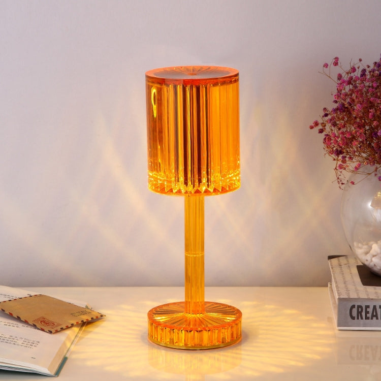 USB Charging Touch Diamond Crystal Table Lamp, Specification: USB Charging(Tri-tone Light)(Amber) -  by PMC Jewellery | Online Shopping South Africa | PMC Jewellery