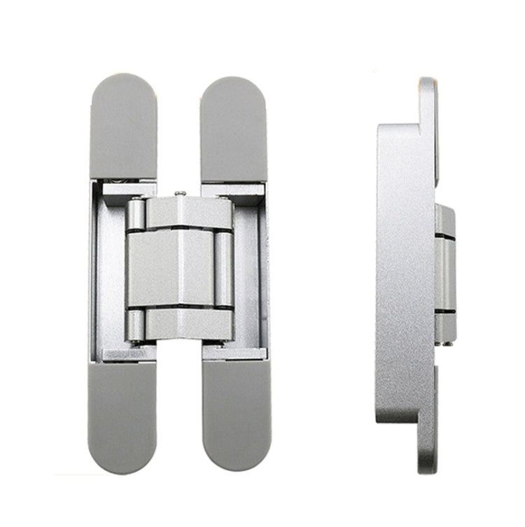 Three-Dimensional Adjustable Cross Hinge Folding Door Concealed Hinge, Specification: No. 2 Sand Silver 60kg - Furniture Accessories by PMC Jewellery | Online Shopping South Africa | PMC Jewellery