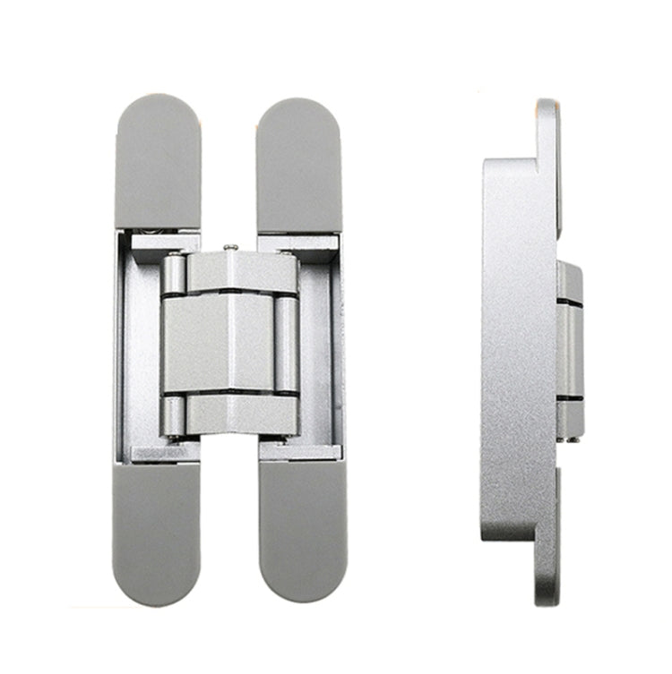 Three-Dimensional Adjustable Cross Hinge Folding Door Concealed Hinge, Specification: No. 5 Sand Silver 120kg - Furniture Accessories by PMC Jewellery | Online Shopping South Africa | PMC Jewellery