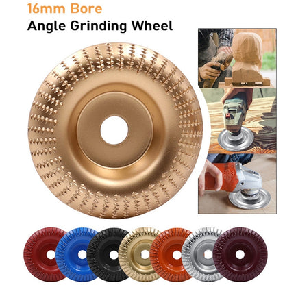 Woodworking Sanding Plastic Stab Discs Hard Round Grinding Wheels For Angle Grinders, Specification: 98mm Golden Plane - Abrasive Tools & Accessories by PMC Jewellery | Online Shopping South Africa | PMC Jewellery