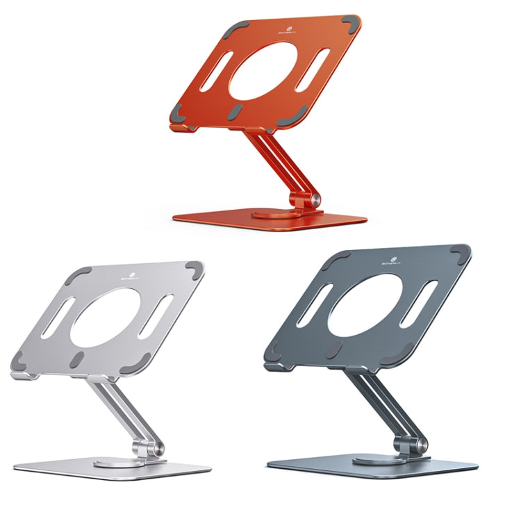 Boneruy L04mini 360 Degree Rotating Aluminum Alloy Tablet Laptop Holder(Orange) - Desktop Holder by BONERUY | Online Shopping South Africa | PMC Jewellery