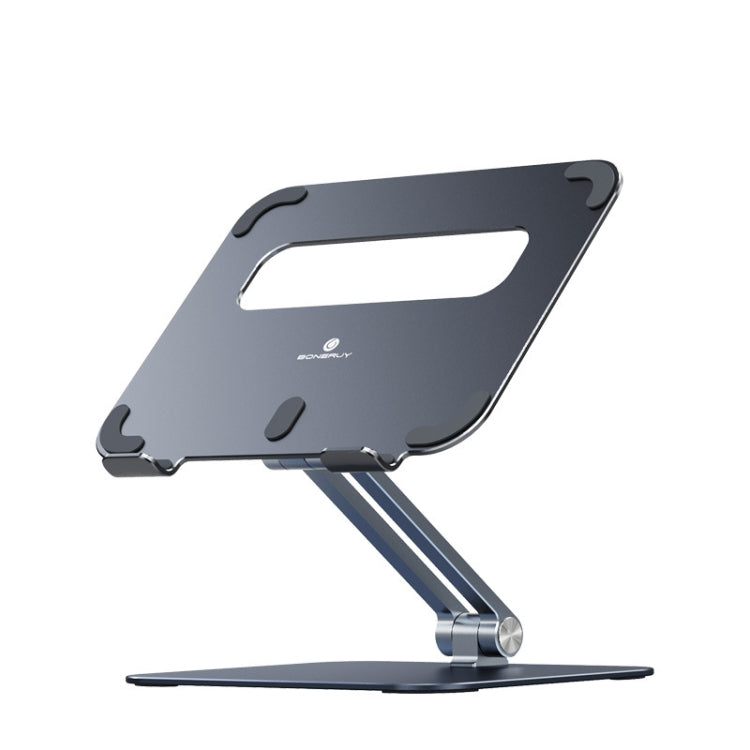 Boneruy P61 Aluminum Alloy Tablet Desktop Phone Holder(Grey) - Desktop Holder by BONERUY | Online Shopping South Africa | PMC Jewellery