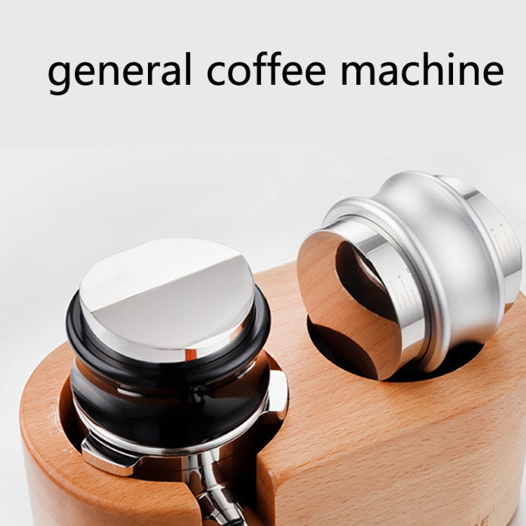 ENB-11 51mm Stainless Steel Coffee Cloth Powder Dispenser Coffee Machine Handle Universal, Colour: Three-leaf Double Head - Coffee Tools by PMC Jewellery | Online Shopping South Africa | PMC Jewellery