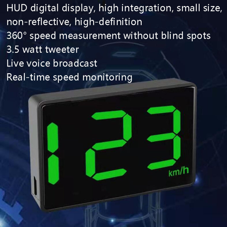 Y02 HUD Smart Bluetooth GPS Universal Electronic Dog Automotive Speedometer - Head Up Display System by PMC Jewellery | Online Shopping South Africa | PMC Jewellery