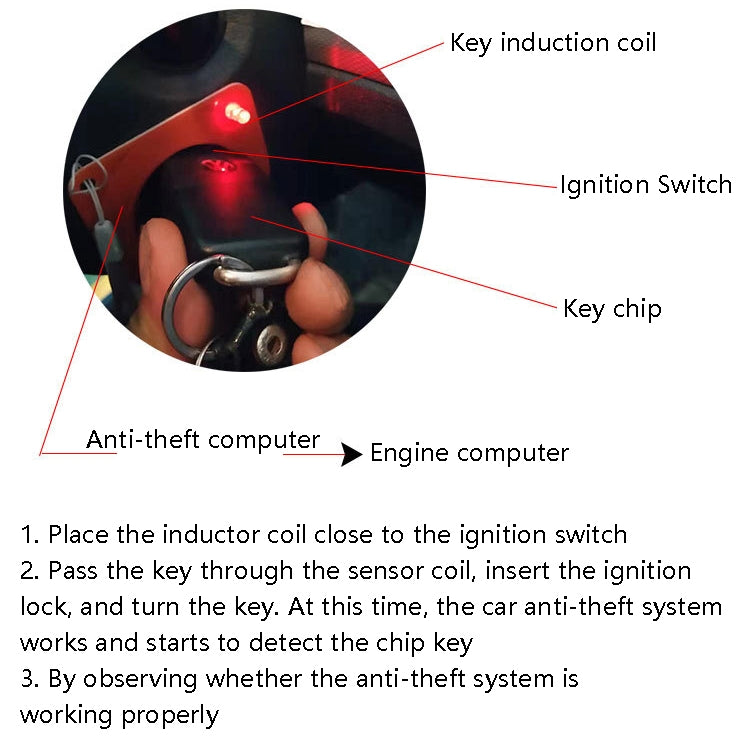 Induction Chip Anti-Theft Coil Detector(ECU Detection Coil) - Electronic Test by PMC Jewellery | Online Shopping South Africa | PMC Jewellery