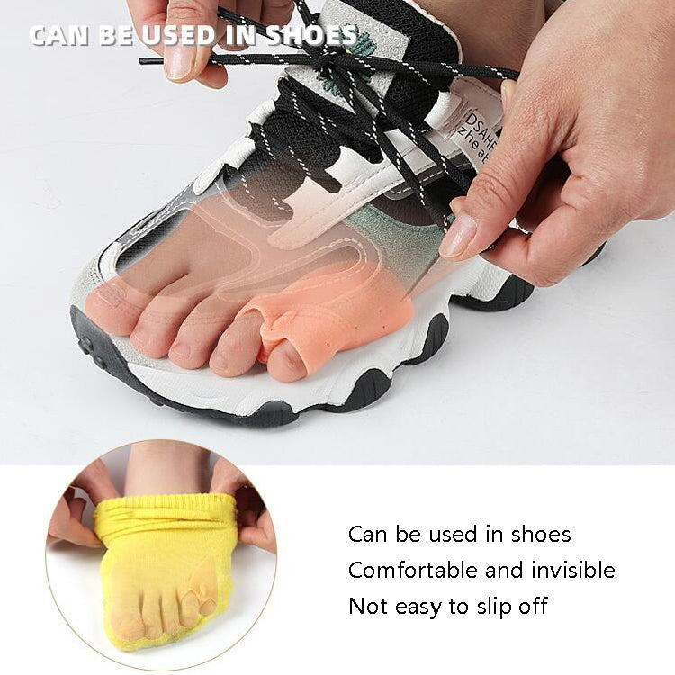 4 Pairs Adjustable Force Double Ring Toe Separator Overlapping Toe Separator(Skin Color) - Corrector by PMC Jewellery | Online Shopping South Africa | PMC Jewellery