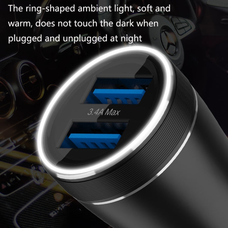 QIAKEY BK918 Dual Ports Fast Charge Car Charger - Car Charger by QIAKEY | Online Shopping South Africa | PMC Jewellery