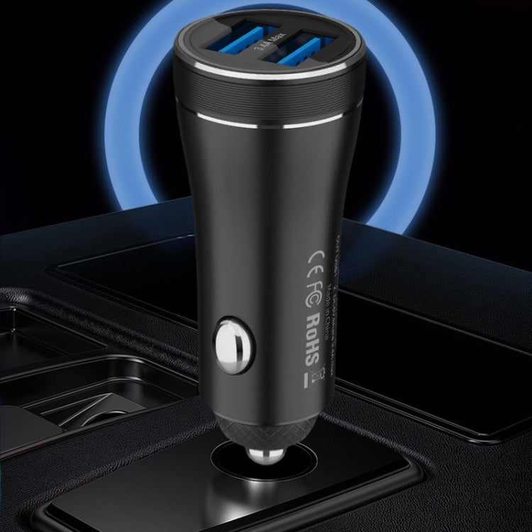 QIAKEY BK928 Dual Ports Fast Charge Car Charger - Car Charger by QIAKEY | Online Shopping South Africa | PMC Jewellery