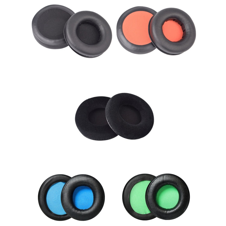 2 PCS Headset Sponge Earmuffs For Razer Kraken 7.1 V1 Pro, Colour: Black+Orange Net - Earmuff & Pad by PMC Jewellery | Online Shopping South Africa | PMC Jewellery