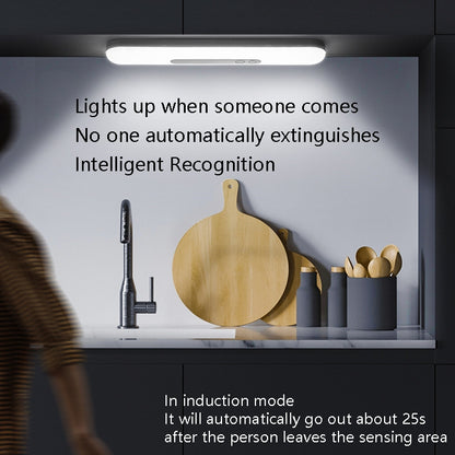 Human Body Sensing Charging Smart LED Light Wireless Night Light, Size: 18cm(Warm Light 3000K) - Sensor LED Lights by PMC Jewellery | Online Shopping South Africa | PMC Jewellery