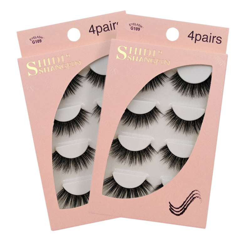 2 Sets SHIDISHANGPIN 3D Mink False Eyelashes Naturally Thick Eyelashes(G109) - Eyes by PMC Jewellery | Online Shopping South Africa | PMC Jewellery