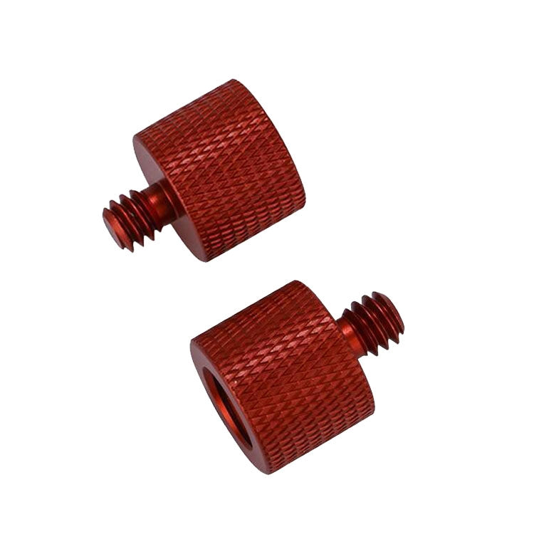 10 PCS Screw Adapter 3/8 Female to 1/4 Male  Screw(Red) -  by PMC Jewellery | Online Shopping South Africa | PMC Jewellery