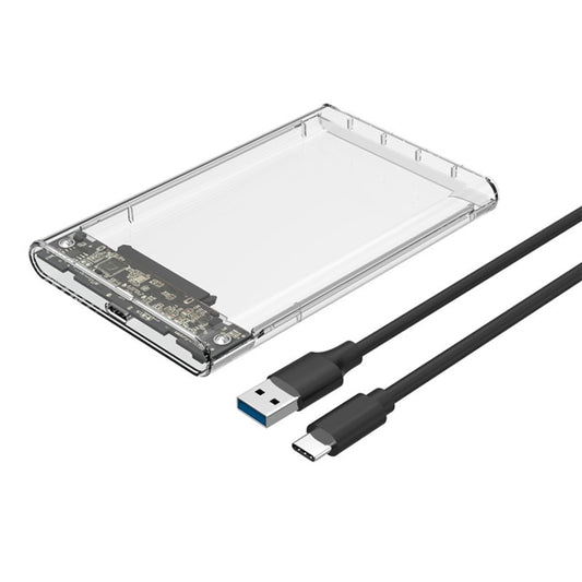 TU31 2.5 Inch USB3.1 TYPE-C Interface Hard Disk Transparent Protective Shell - HDD Enclosure by PMC Jewellery | Online Shopping South Africa | PMC Jewellery