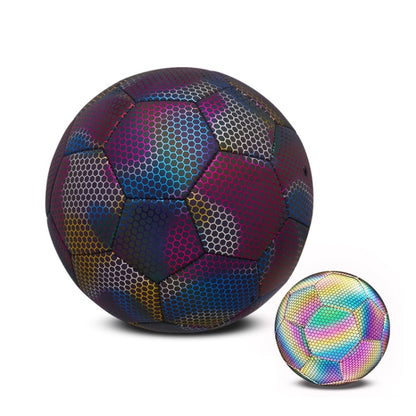 MILACHIC Night Light Football PU Opera Sewed School Training Football(No.4 Reflective Colorful Light Version 5055) - Balls by MILACHIC | Online Shopping South Africa | PMC Jewellery