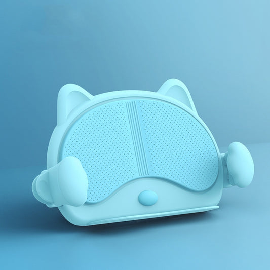 Cat Shape Retractable Tablet Stand(Blue) - Desktop Holder by PMC Jewellery | Online Shopping South Africa | PMC Jewellery