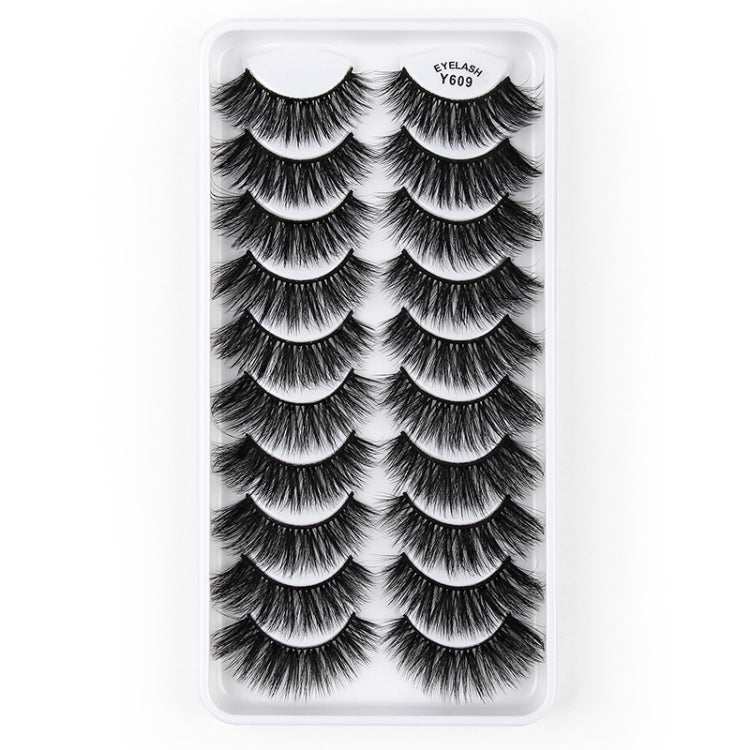 10 Pairs 3D Cat Eye False Eyelashes Naturally Thick And Fluffy Eyelashes(Y609) - Eyes by PMC Jewellery | Online Shopping South Africa | PMC Jewellery