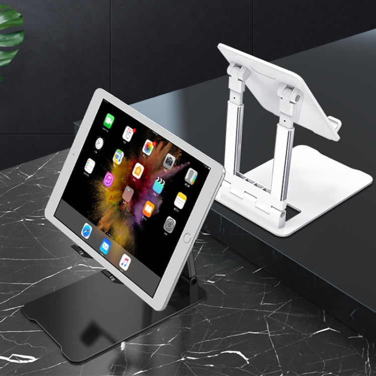 Desktop Foldable Liftable Anti-Skid Mobile Phone And Tablet Stand(Black) - Desktop Holder by PMC Jewellery | Online Shopping South Africa | PMC Jewellery