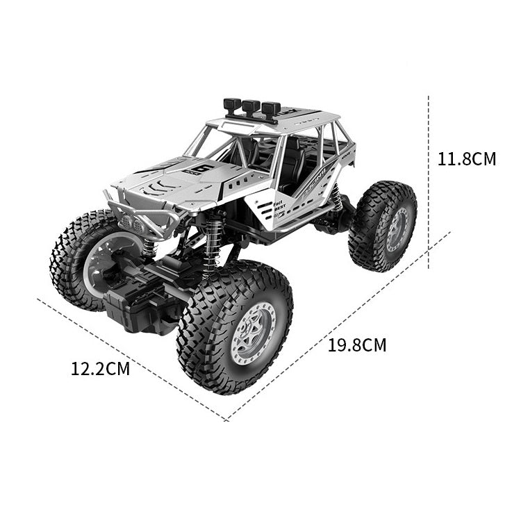 JZRC Alloy Remote Control Off-Road Vehicle Charging Remote Control Car Toy For Children Medium Alloy Silver - RC Cars by JZRC | Online Shopping South Africa | PMC Jewellery