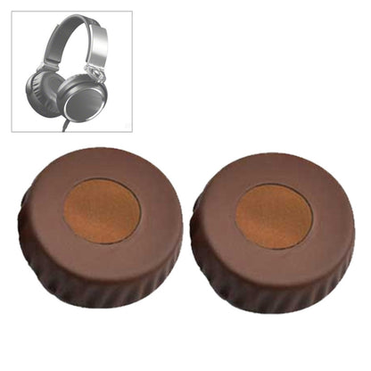 1 Pair Sponge Ear Pads for SONY MDR-XB600 Headset(Brown) - Earmuff & Pad by PMC Jewellery | Online Shopping South Africa | PMC Jewellery