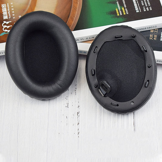 1 Pair PU Leather Earpads for Sony WH-1000XM4, Color: Black+Buckle - Earmuff & Pad by PMC Jewellery | Online Shopping South Africa | PMC Jewellery