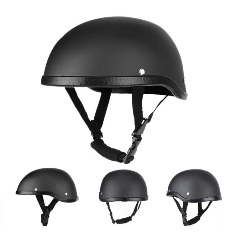 BSDDP A0315 Summer Scooter Half Helmet(Matte Black) - Protective Helmet & Masks by BSDDP | Online Shopping South Africa | PMC Jewellery