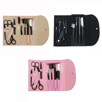 8 PCS/Set Eyebrow Trimming Beauty Tool(Black) - Tools by PMC Jewellery | Online Shopping South Africa | PMC Jewellery