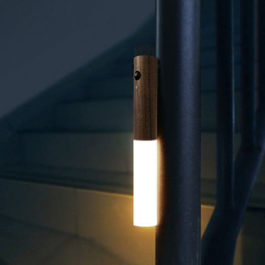 Home Intelligent Corridor Human Body Induction LED Night Light(Walnut Color) - Sensor LED Lights by PMC Jewellery | Online Shopping South Africa | PMC Jewellery