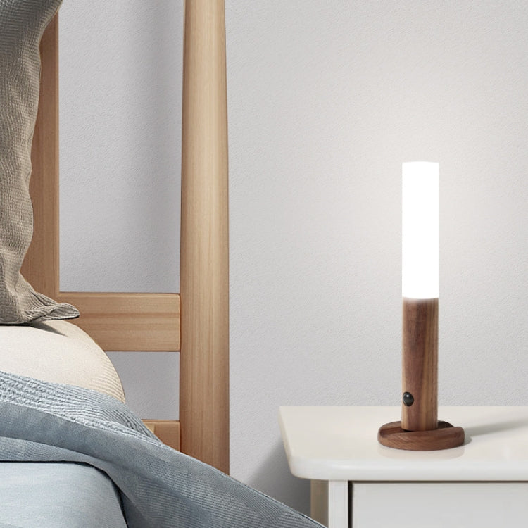 Home Intelligent Corridor Human Body Induction LED Night Light(Walnut Color) - Sensor LED Lights by PMC Jewellery | Online Shopping South Africa | PMC Jewellery