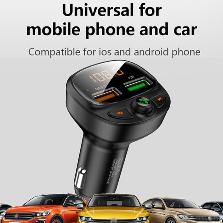 HY-87 Car Bluetooth MP3 Dual USB Car Charger, Style: Fast Charge Version - Car Charger by PMC Jewellery | Online Shopping South Africa | PMC Jewellery