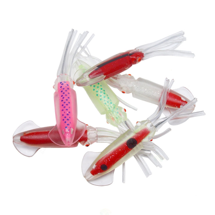 6 PCS / Bag HENGJIA SO1516 12cm / 15cm Colorful Octopus Fake Bait(12cm) - Fishing Lures by HENGJIA | Online Shopping South Africa | PMC Jewellery