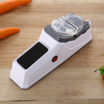 JJ-1 Kitchen Electric Double Sided Knife Sharpener, Specification: USB Plug - Knife Sharpener by PMC Jewellery | Online Shopping South Africa | PMC Jewellery