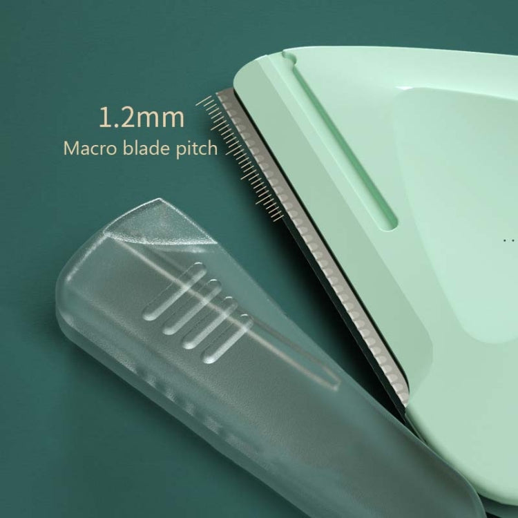 2 PCS/Box Small Triangular Eyebrow Trimmer(Purple + Green) - Manual Razor by PMC Jewellery | Online Shopping South Africa | PMC Jewellery