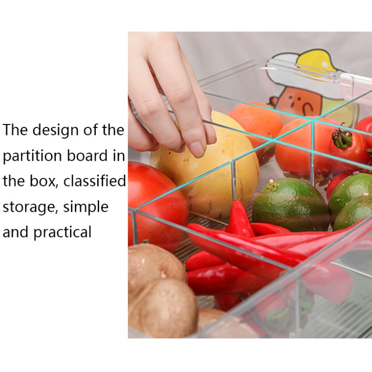 Fruit and Vegetable Refrigerator Crisper with Lid, Specification: TY-9077 - Preservation Supplies by PMC Jewellery | Online Shopping South Africa | PMC Jewellery
