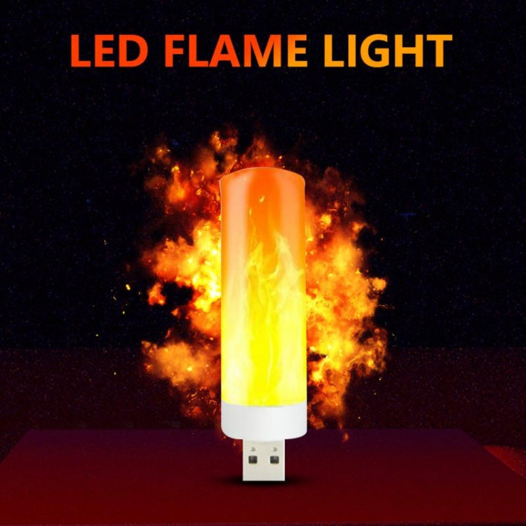 4 PCS USB Candlelight LED Imitation Flame Lamp -  by PMC Jewellery | Online Shopping South Africa | PMC Jewellery