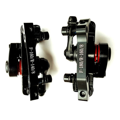 2 PCS BOLIDS Bicycle Disc Brake MTB Bike Mechanical Caliper Disc Brakes(Rear F180/R160) - Bicycle Brake Parts by BOLIDS | Online Shopping South Africa | PMC Jewellery
