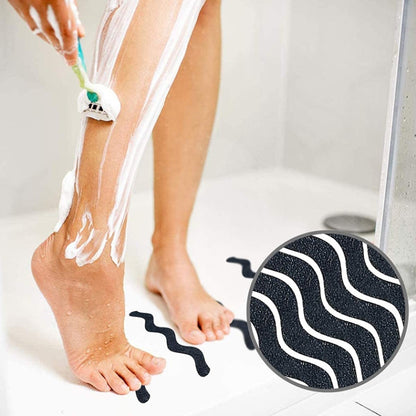 24pcs /Bag Wavy Shaped Gravel Pattern Bathtub Non-Slip Sticker, Specification: 1.3 x 18cm(Transparent) - Adhesives & Sealers by PMC Jewellery | Online Shopping South Africa | PMC Jewellery