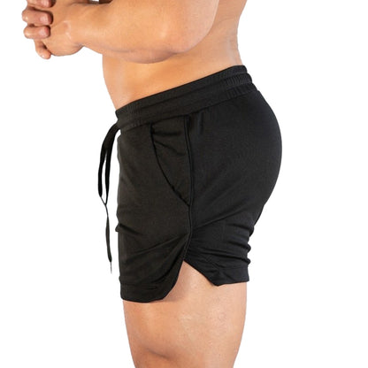 Men Sports Shorts Pants Quick-Drying Marathon Running Three-Point Pants, Size: M(Black Without Logo) - Sports Shorts by PMC Jewellery | Online Shopping South Africa | PMC Jewellery